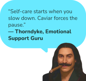 intentional eating and accessible luxury explained in Food as Self Care section