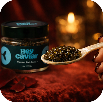 non metal spoon for premium caviar tasting