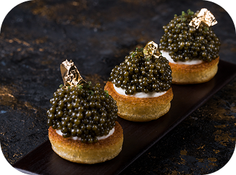 Premium caviar presentation for “Why the Category Rarely Admits This,” highlighting how prestige and markup influence caviar price